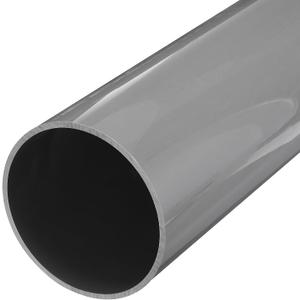 MECCANIXITY 5.5 Inch PVC Rigid Tube Round Pipe 131.4mm ID 140mm OD 500mm Light Grey High Impact for Water Pipe, Crafts, Decoration, Cable Sleeve