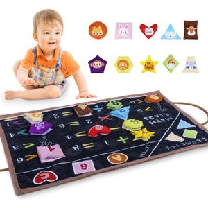 Bean Bags Toys Shapes Matching Math Game - Learning Activities Memory for Numbers, Colors, Math, Preschool Classroom Must Haves Toys for Toddlers