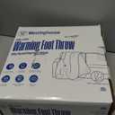 Westinghouse Electric Throw Blanket with Foot Pocket for Adults, Soft Flannel to Sherpa Heated Throw with 6 Heating Levels & 2-10 Hours Time Settings, Fast Heating & Machine Washable, 50x62, Charcoal