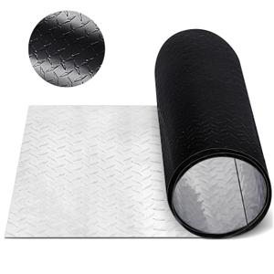 Yaocom 24'' x 96'' x 0.06'' Aluminum Diamond Plate Sheet, Black