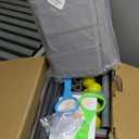 XVISHX Baby Playpen 50 x 50 Inch Play Pen Playards, Playpen for Babies and Toddlers, Baby Playard for Indoor & Outdoor Active Center Game Fence, with Skin-Friendly Fabric and Soft Breathable Mesh Grey