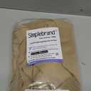 Simplebrand Ava Taupe Short Blackout Curtains for Bedroom 54 Inches Long 2 Panels Set, Solid Thermal Insulated, Energy Saving Window Treatment Curtains Blackout Drapes, W40 x L54 Inch, Taupe