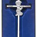 CHIMUYU Boy Girl Cross Wall Decor Baptism Gifts for Boys, Girls, Kids, Christening, First Holy Communion, Baby Shower, Birthday, Catholic Gift (Boy, 1)