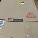 Iwell Tall Narrow Storage Cabinet with Doors, Rattan Cabinet with Adjustable Shelves, Freestanding Linen Storage for Living Room, Entryway, Kitchen, Bathroom, Natural