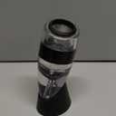 Vinturi Wine Aerator Pourer and Decanter for Red Wines Patented Design Perfectly Aerates Wines By The Glass or Bottle With Distinctive Sound, Includes No-Drip Base & Sediment Screen, Black