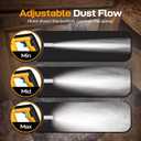 Electric Diatomaceous Earth Duster Compatible with DeWalt 20V/60V Battery (No Battery), Variable Speed, 3-in-1 Garden Dust Applicator/Blower/Vacuum Cleaner with 800mL Capacity