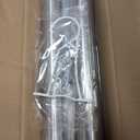 ZOCONE Tension Curtain Rod 51-168 In(4.25-14 Ft), Extra Long Outdoor Curtain Rod No Drilling for Patio, Adjustable Shower Curtain Rod for Bathroom Window Never Rust, Rod Diameter 1.26" Stainless Steel