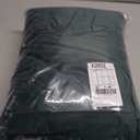 KGORGE Green Velvet Curtains 96 inches for Bedroom Living Room, Velvet Blackout Curtains Soft Darkening Thermal Insulating Window Drapes, Back Tab Rod Pocket, Hunter Green, W52 x L96, 2 Panels