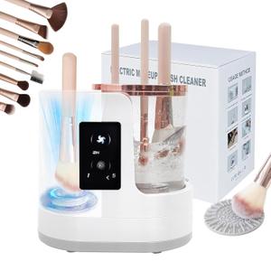Electric Makeup Brush Cleaner 3-in-1 Automatic Brush Cleaning Machine, Dual-Direction Cleaning, Adjustable Drying, Fits All Brush Sizes, Efficient & Quick (Upgraded 2026 Edition)