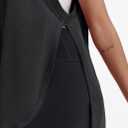 Tankaneo Women Oversized Sleeveless Side Slit Workout Summer Long Tank Tops (Black, S)