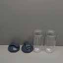 2-pack Replacement Parts Upgrade 32oz Cups with Flip-Top To-Go-Lid and Rubber Gaskets Compatible with NutriBullet 600w/900w Blender Accessory