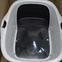 Arm & Hammer Rimmed Cat Litter Box with High Sides and Microban, Made in USA