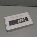 Foldable Keyboard and Mouse, Folding Wireless Keyboard Mouse Combo with Portable Case, Rechargeable 2.4G Wireless+Bluetooth Multi-Device Combo for Windows, iOS, Android, macOS PC/Laptop/Tablet