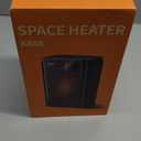 Lerat Electric Space Heater, Small Heater for Indoor Use, 1200W PTC Fast Heating Portable Heater, Overheat & Tip-Over Protection, Heating & Fan Modes for Bedroom, Office, Camping, Milky white