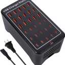 150W(30A) USB Charging Station, 30-Port USB C Charger Block, Multiple Desktop/Wall Fast Charger with Intelligent Protection Compatible with iPhone, iPad, Tablets, Smartphones