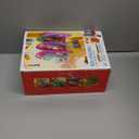 2-in-1 Rolling Ball & Car Ramp Race Track for Toddlers, Hammer Ball Drop Toy for Boys & Girls, Interactive Toys w/Sensor Lights - Montessori STEM Learning Toys - Brithday Gift for Kids 1-5+ Year Old (Blue + Red + Orange + Green)