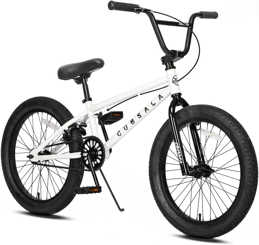 cubsala Freestyle BMX Bike, 18 20 Inch Kids Bicycle for 5-13 Years Old Kids and Beginner Level Rider, Multiple Colors