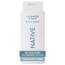 Native Body Wash Contains Naturally Derived Ingredients | For Women & Men, Sulfate, Paraben, & Dye Free Leaving Skin Soft and Hydrated | Cashmere & Rain 18 oz