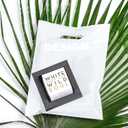 Choice Marts Merchandise Bags White Color 100 Count 9"x12" Size 1.5Mil Thick With Handles