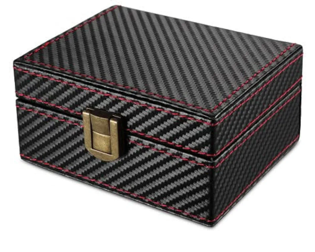 Faraday Box, Car Key Fob Protector Box, RFID Signal Blocking Box, Faraday Cage Larger Size (Black Carbon)