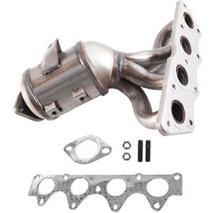 Exhaust Manifold Catalytic Converter for Accent 2012-2017 Veloster 2012-2017 Kia Soul 2012 2013 2014 2015 2016 Kia Rio 2012-2017 Ex/Lx/Sx 2012-2017 1.6L