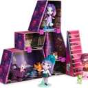 Wild Vibes, Abandoned Pet Shop Customizable Doll House Playset, 3 Exclusive Zombie Dolls & Accessories, 5 Pets, Kids Toys for Girls