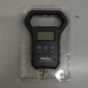 Meilen Fishing Scale,110lb/50kg Hanging Luggage Weigh Scale Unit with Backlit LCD Display, Suitcase Luggage Weigh Divice with Large Handle, Digital Postal Unit Fishing Gifts for Men (Black)