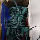 PREXTEX Christmas String Lights with Green Wire - 100 Count, 20 Ft Multicolored Christmas Tree Lights for Xmas Decorations Indoor and Outdoor - Incandescent String Light for Patios, Fences, Holidays