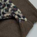 Dog Sweaters for Small Dogs Boy Girl, Leopard Puppy Sweater Fleece Dog Clothes Vest, Stretchy XSmall Doggie Sweater Pet Clothes, Chihuahua Teacup Doggy Clothes, Leopard, M (Medium (Chest 17in ))