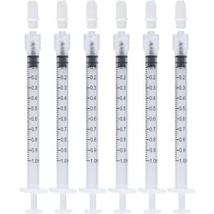 1ml Syringes Without Needles, 1cc Luer Lock Syringe - Disposable Individually Wrapped(50 Pack)