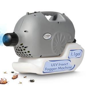C100 Plus - US Plug ULV Disinfectant Fogger, 1.1 Gallon Mosquito Fogger Machine - Insect Fogger Machine, Ideal for ULV Spraying- Cold Fogger Spraying Machine Distance 26ft