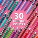 Paper Mate InkJoy Gel Pens, Retractable, Fine Point (0.5mm), Black Ink, 12 Count - Comfortable Grip, Writing, Teacher Supplies