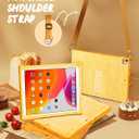 Kidcube for iPad 5th/6th Generation Case (2017/2018), for iPad Air 2 Case - Girls Teens Women Cute Cover with Stand & Strap Funny Kawaii Food Unique Design Trendy Novelty Boys for iPad 9.7 Inch Case