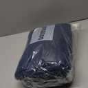 NICETOWN Privacy Room Divider Curtain Screen Partitions, Closet Door Curtain Vertical Blind for Sling Door, Blackout Window Privacy Blinds for Patio (Navy, Single Panel, 10ft Tall x 8.3ft Wide)