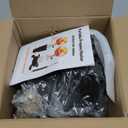 Portable Propane Heater for Outdoor Camping - Cordless Space Patio Heater with Control Valve & Foldable Tank Holder, Tent Heater for Winter Hiking Ice Fishing Hunting (Medium, Black)