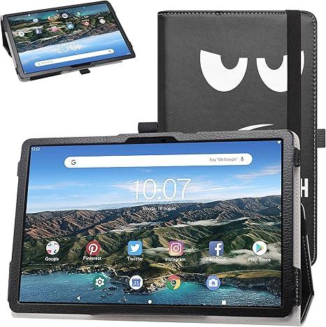 Bige Sky Devices Elite T10 10'' Tablet Case, PU Leather Folio 2-Folding Stand Cover, Synthetic Material Leather, Magnetic Closure, Stylus Loop (Not Fit Sky Pad 10)