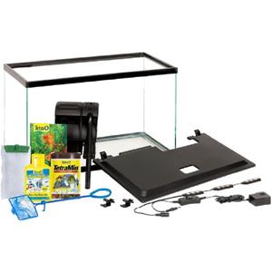 Tetra LED 10 Gallon Complete Fish Tank Kit
Aquarium Kit Includes White LED Light, 10 Gallon Glass Tank With Hinged Hood, Filter, Filter Cartridge, For Freshwater Fish