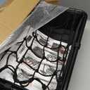 CXWXC Large Bicycle Basket with Cargo Net and Liner - Rear Cargo Rack for Bike, Electric Bike, Ebike, 16.5"X12.6"X6"