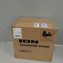 ION Tailgater Boom - Outdoor Portable Bluetooth Speaker with Mic in, FM Radio, USB Port, Battery, IPX5 Water-Resistant, Wireless Stereo-Link, App, 60W