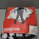 Morph Scary Clown Costume for Adults, Killer Clown Costume Men and Women, Halloween Scary Outfit, Creepy Horror Suit, 2 heads (Large)