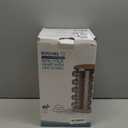 Revolving Spice Rack Set with 20 Spice Jars, Kitchen Spice Tower Organizer for Countertop or Cabinet -- Carousel Storage Includes 386 Spice Labels -- Desktop Rotating Seasoning Organizer (Wood)