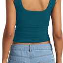 EasyGala Womens Cotton Ribbed Square Neck Tank Tops Basic Backless Sleeveless Summer Cami Shirts 2026