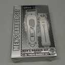 Ufree Hair Clippers for Men, Professional Clippers and Trimmers Set, Cordless Clippers for Hair Cutting, Beard Trimmer, Barber Clippers, Rechargeable Electric Shaver, Gifts for Men (Black Silver)