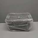 LUXEAR 4 Pack Fruit Containers for Fridge, Vegetable Storage Container with Lids &Removable Colander Produce Saver Organizer for Refrigerator Keep Fruit, Veggie, Berry, Meat Fresh Longer-Grey