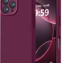 LOVE 3000 Designed for iPhone 16 Pro Max Case, Premium Silicone with [Soft Anti-Scratch Microfiber Lining] Shockproof Protective Phone Case for Men Women Girls 6.9", WineRed