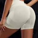 OVESPORT 3 Piece Workout Shorts for Women Seamless Scrunch Butt Lifting High Waisted Yoga Gym Booty Running Short Pants (Blue, XL)