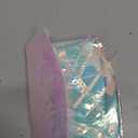 12Pcs Iridescent Round Foil Balloons, 22" 15" 10" 4D Clear Ball Balloon, Holographic Balloons for Birthday Wedding Folding Rainbow Under The Sea Mermaid Party decoration