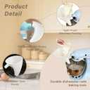 2 x 2PCS Flour Funnel for Kitchen Aid Mixer, 2026 New Plastic Funnel with Easy-Pour Attachment Fits Tilt-Head 4.55 Qt (KSM150), No Mess Baking Tool for Flour, Sugar, and Egg Liquid