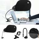Adjustable Office Desk Shade, Cubicle Shade and Car Shade, Glare and Disturbance Protection for Working Spaces, Black