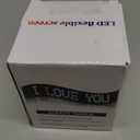 Devil Eyes Light for Cars, 4in x 13.7in,Flex LED Display for Car, LED Sign for Car,Suitable for Windshield of Cars and Trucks Flexible Scrolling Programmable Can Edit Text/Animations/Graffiti